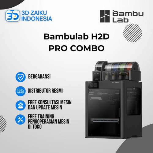 Bambulab H2D Pro Combo Enterprise WPA2 High Security with Heated Chamber Physical Switch Dual Nozzle